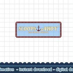 netflix stranger things scoops ahoy ice cream parlor logo png,digital print