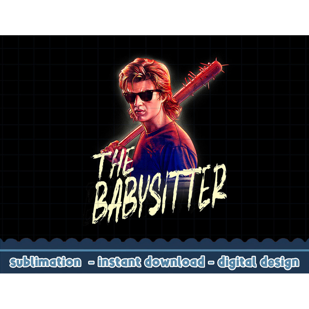 Netflix Stranger Things Steve The Babysitter Portrait png,digital print.jpg