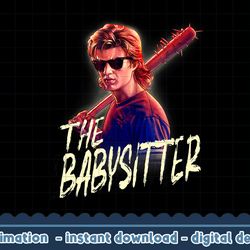 netflix stranger things steve the babysitter portrait png,digital print