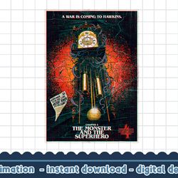 stranger things 4 chapter 3 the monster and the superhero png,digital print