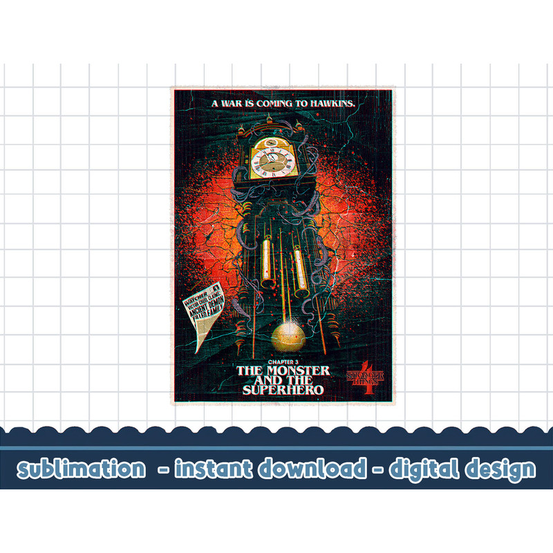 Stranger Things 4 Chapter 3 The Monster And The Superhero png,digital print.jpg