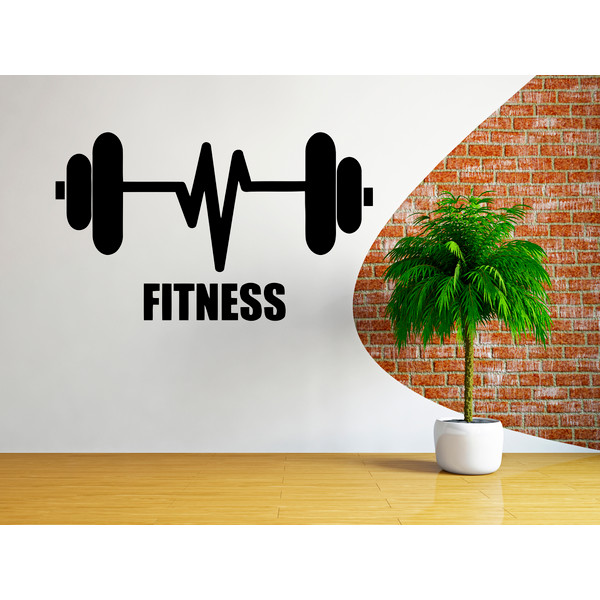Fitness Sticker Crossfit Workout Bodybuilder Gym Coach Sport Muscles Wall Sticker Vinyl Decal Mural Art Decor