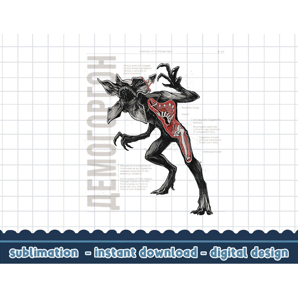 Stranger Things 4 Demogorgon Biology V2 png,digital print.jpg