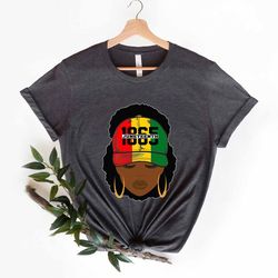 juneteenth 1865 afro woman t-shirt, juneteenth shirt, juneteenth party gift, juneteenth black women natural hair, black