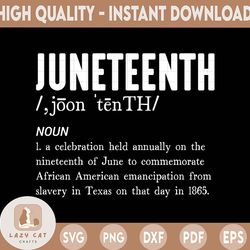 juneteenth definition african american freedom black history svg, freedom day svg, africa svg, black history svg