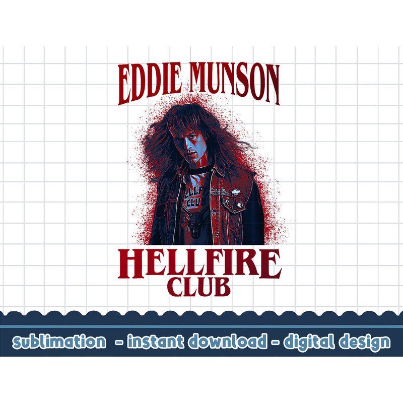Stranger Things 4 Eddie Munson Hellfire Club Blood Splatter png,digital print.jpg