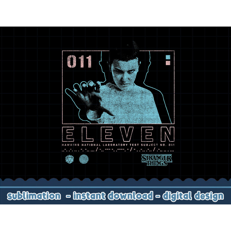Stranger Things 4 Eleven Distortion png,digital print.jpg
