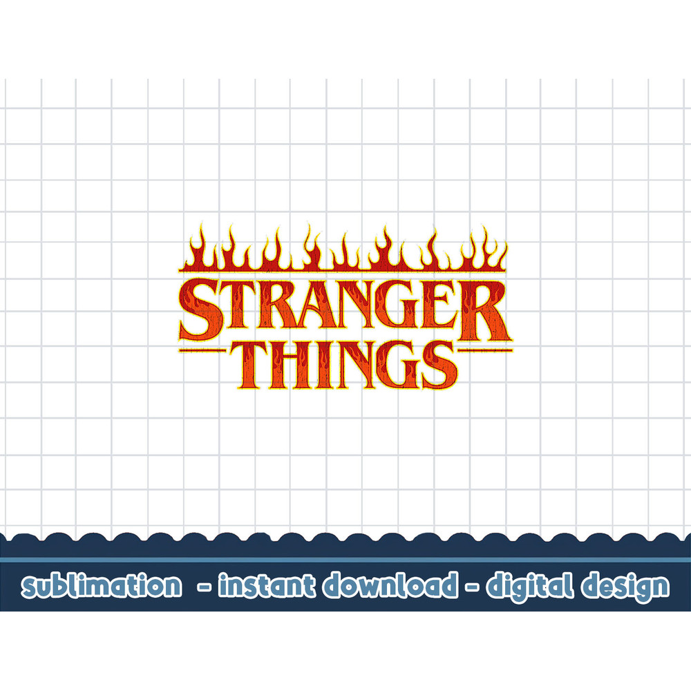 Stranger Things 4 Flames Text Logo V1 png,digital print.jpg
