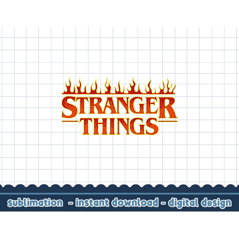 Stranger Things 4 Flames Text Logo V1 png,digital print.jpg