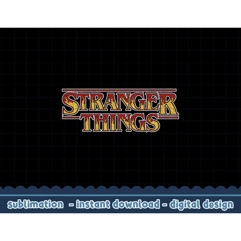 Stranger Things 4 Flames Text Logo V4 png,digital print.jpg
