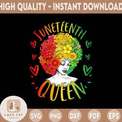 Juneteenth June 19th PNG, Black Queen Girl Juneteenth Freedom Day Free-ish 1865 Digital File print, Not Independence day