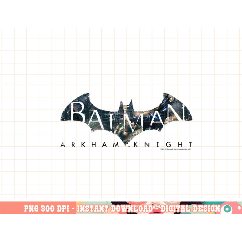 Batman Arkham Knight Descending Logo T Shirt png, digital print,instant download.jpg