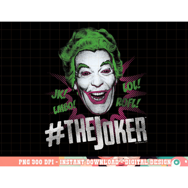 Batman Classic TV Series Joker T Shirt png, digital print,instant download.jpg
