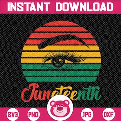 juneteenth eye african american women black history pride png, freedom day png, africa png, black history png