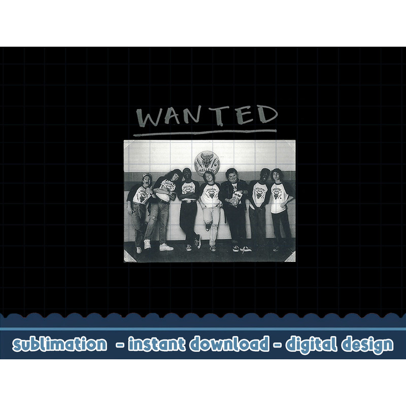 Stranger Things 4 Hellfire Club Wanted Poster png,digital print.jpg