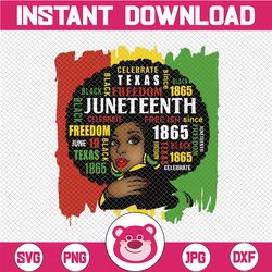 celebrate juneteenth png, juneteenth 1865 png, afro girl, afro woman, juneteenth queen melanin african american women
