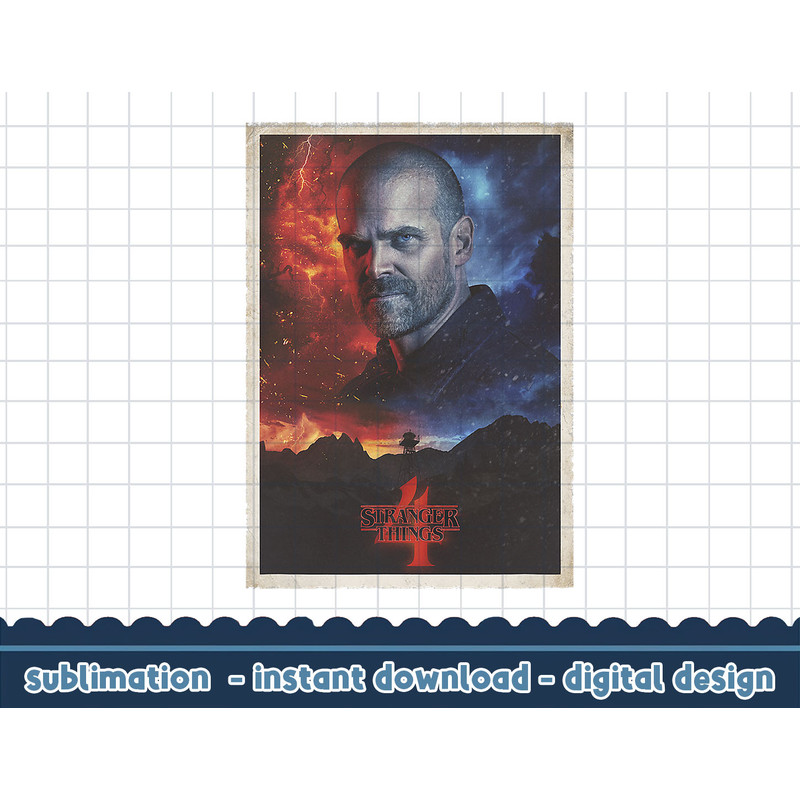 Stranger Things 4 Hopper Big Face Poster png,digital print.jpg