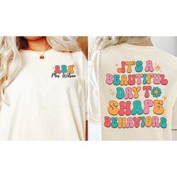 behavior analyst shirt, aba personalized sweatshirt, behavior technician custom, applied behavior analyst, aba assistant