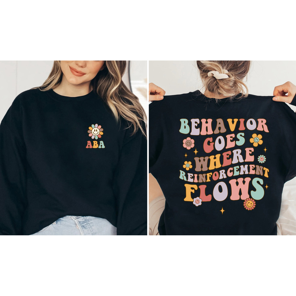 Behavior Analyst Shirt, ABA Sweatshirt, Behavior Technician Gift, ABA Appreciation, Applied Behavior Analyst, ABA Assistant Shape Behavior - 2.jpg