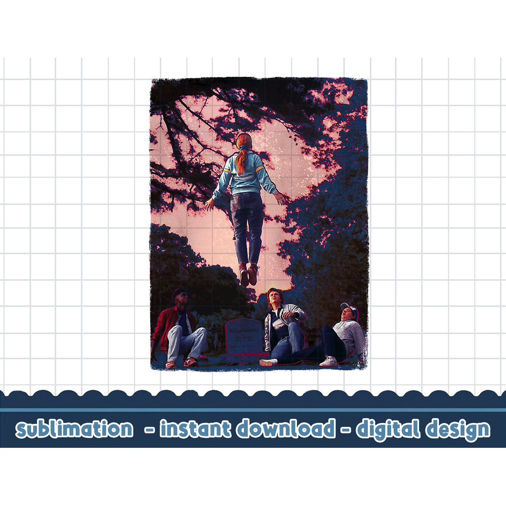 Stranger Things 4 Mad Max Floating Poster png,digital print.jpg