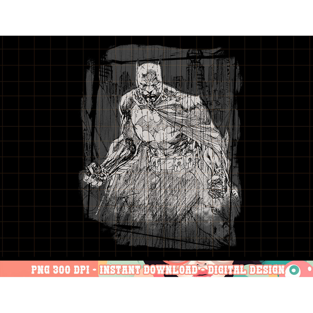 Batman Pencilled Rain png, digital print,instant download.jpg