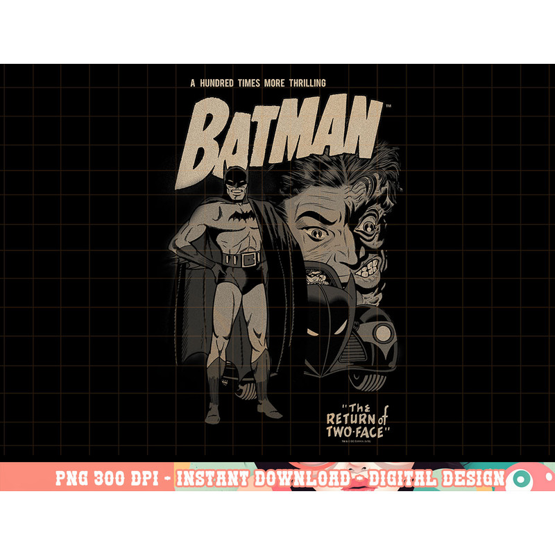 Batman The Return of Two-Face png, digital print,instant download.jpg