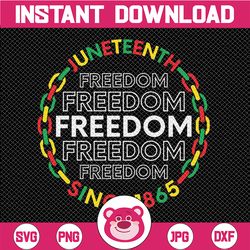 juneteenth svg freedom day svg cut file vinyl decal for silhouette cricut iron on transfer on shirt fabric
