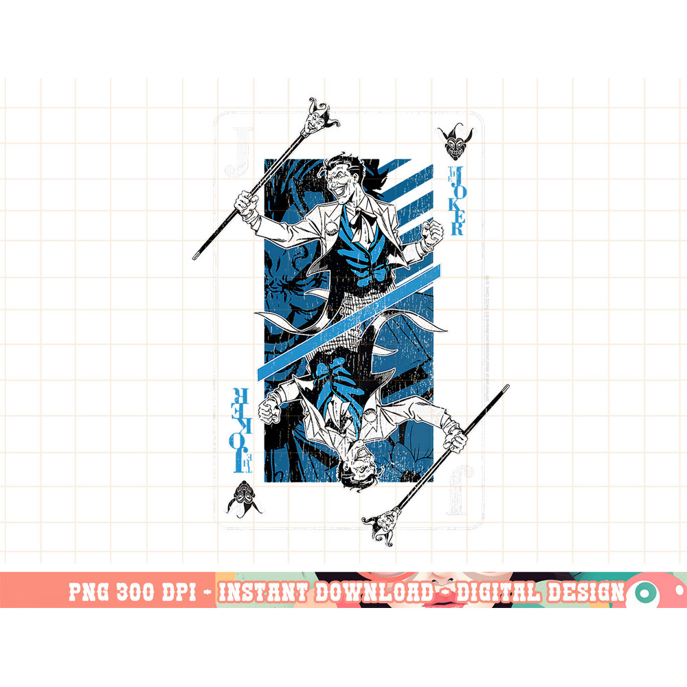 DC Comics Batman Joker Playing Card C1 png, digital print,instant download.jpg