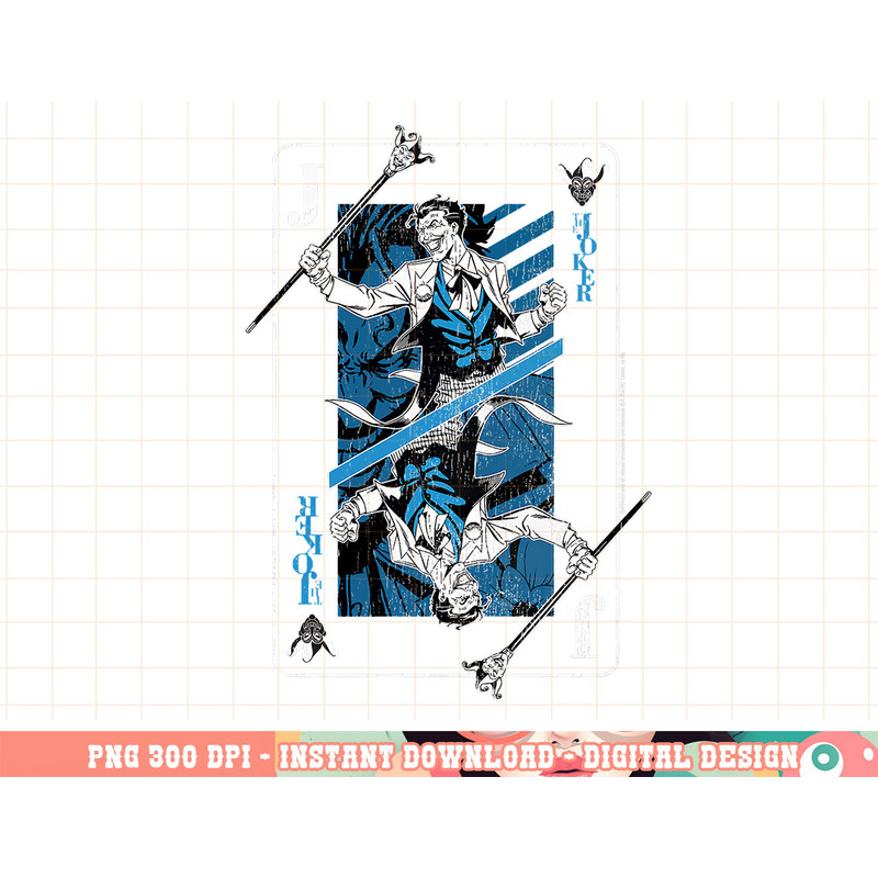 DC Comics Batman Joker Playing Card C1 png, digital print,instant download.jpg