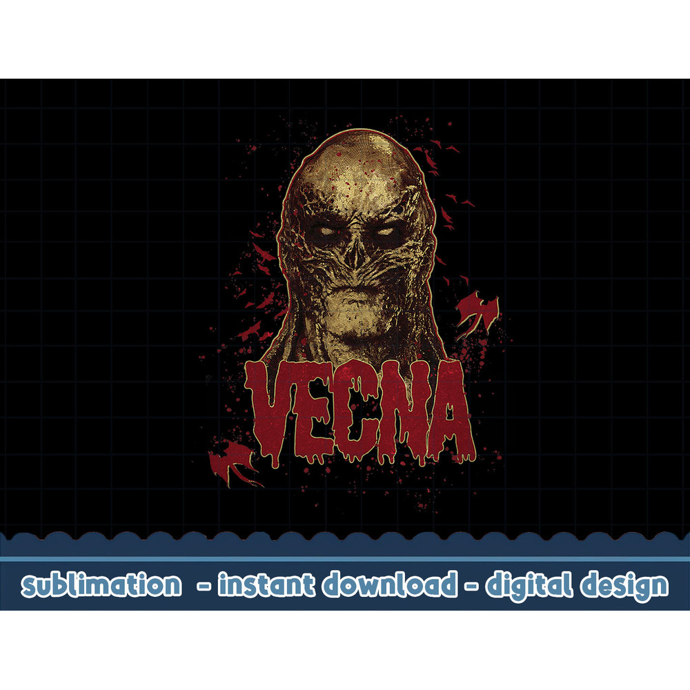 Stranger Things 4 Vecna Splatter Portrait png,digital print.jpg