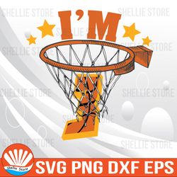 7th birthday basketball i'm 7 boys kids 7th birthday, birthday basketball svg, basketball svg, digital download