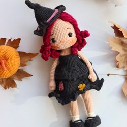 Rose the witch : A Whimsical Amigurumi Doll for Endless Delight | Crochet Pattern PDF
