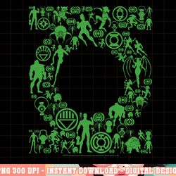 dc comics green lantern logo icon fill png, digital print,instant download