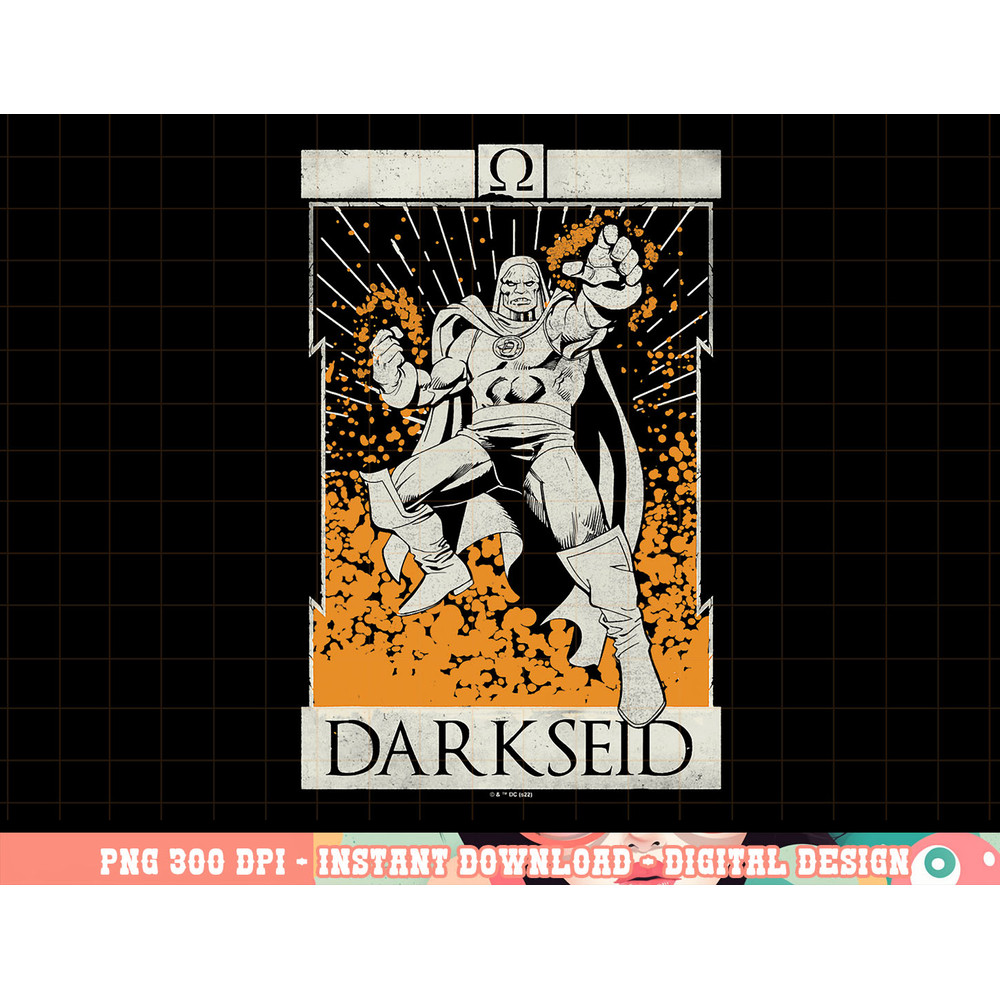 DC Comics Halloween Darkseid Tarot png, digital print,instant download.jpg