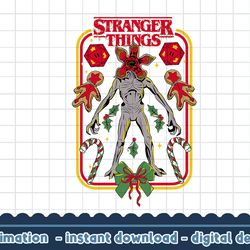 stranger things christmas demogorgon holiday sweater png,digital print
