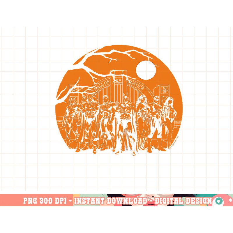 DC Comics Justice League Halloween Midnight Hero Tricks png, digital print,instant download.jpg