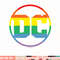 DC Comics Pride DC Rainbow Logo png, digital print,instant download.jpg