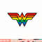 DC Comics Pride Justice League Wonder Woman Rainbow Logo png, digital print,instant download.jpg