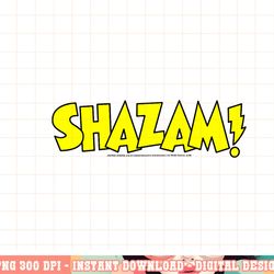 dc comics shazam bold text logo png, digital print,instant download