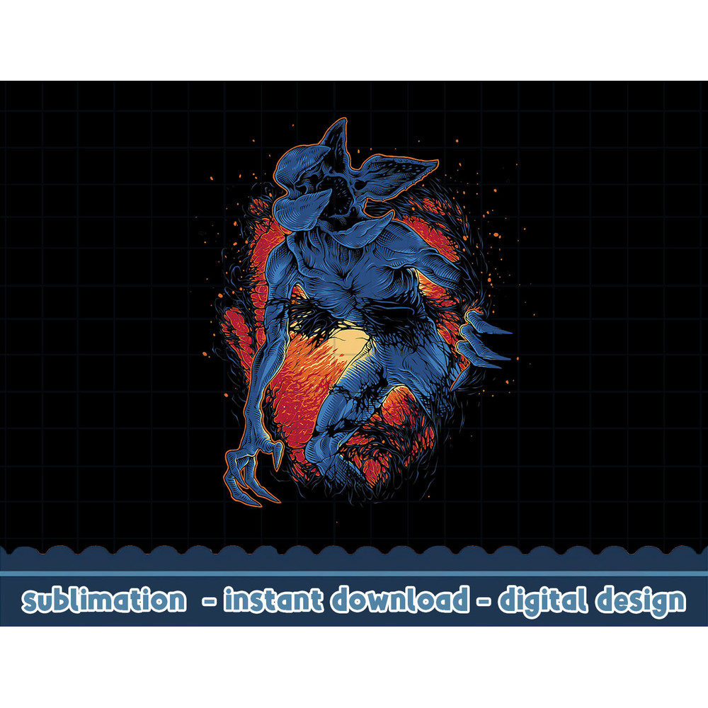 Stranger Things Day Demogorgon Portal png,digital print.jpg