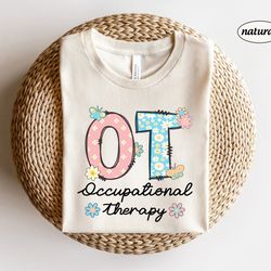 occupational therapist shirt, occupational therapy smiling face, cota ot shirt, ota shirt, occupational therapy sweatshi