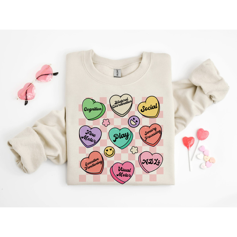 Occupational Therapist Valentine, Occupational Therapy Valentine Shirt, Cupid Ot, OTA Cota, OT Sweatshirt Appreciation, Motor Promoter Gift - 4.jpg
