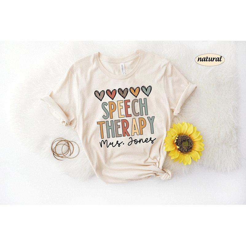 Personalized Speech Therapist Shirt Sweatshirt, Custom SLP Shirt, Speech Language Pathologist Shirt, Speech Therapy Vintage SLP Appreciation - 1.jpg