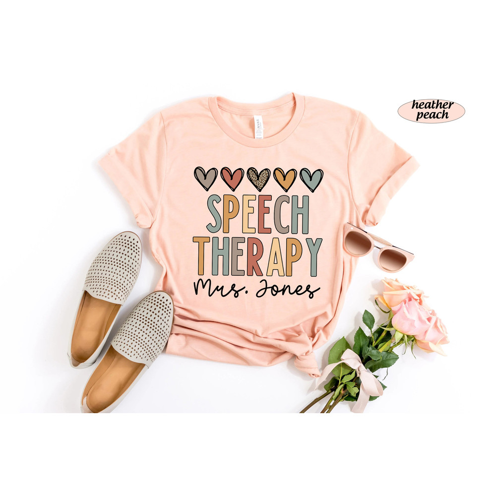 Personalized Speech Therapist Shirt Sweatshirt, Custom SLP Shirt, Speech Language Pathologist Shirt, Speech Therapy Vintage SLP Appreciation - 2.jpg
