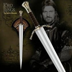 lord of the rings sword of boromir ,lotr boromir replica sword , fantasy costume sword, renaissance costume armor
