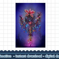stranger things demogorgon christmas lights png,digital print