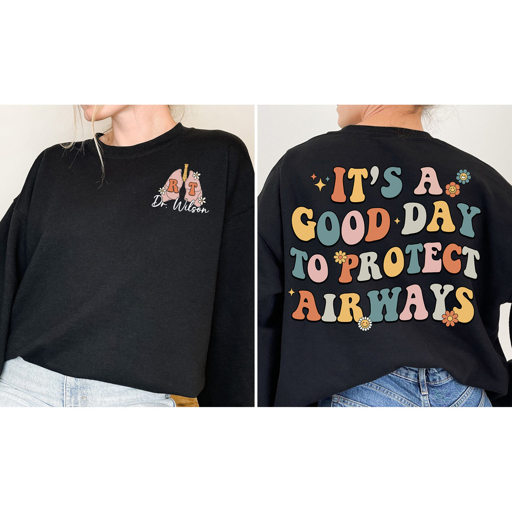Respiratory Therapist Shirt, Personalized Respiratory Therapy Sweatshirt, RT RRT Respiratory, Custom Lung Therapist, Respiratory Assistant - 3.jpg