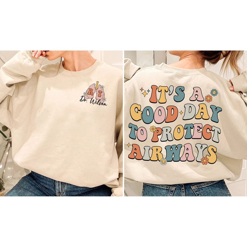 Respiratory Therapist Shirt, Personalized Respiratory Therapy Sweatshirt, RT RRT Respiratory, Custom Lung Therapist, Respiratory Assistant - 4.jpg