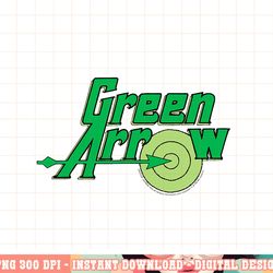 dc comics the green arrow vintage text poster png, digital print,instant download