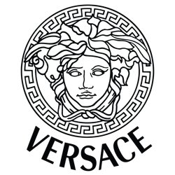brand versace logo svg, logo brand svg, fashion brand svg, famous brand svg, high-end brands, silhouette svg